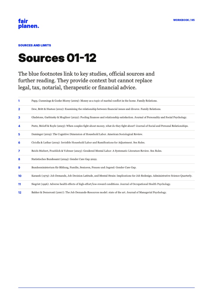 Rendered English Workbook page with sources from studies, official resources and legal texts.